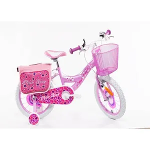 Comparateur de prix : F.LLI SCHIANO SCH PINK LOVE 16", vélo pour enfants, de 5 à 7 ans, de 105 à 135 cm, avec panier, sonnette et porte-enfant, rose