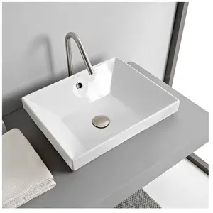 Scarabeo Teorema 2.0 Vasque à encastrer par-dessus, 5130BK,