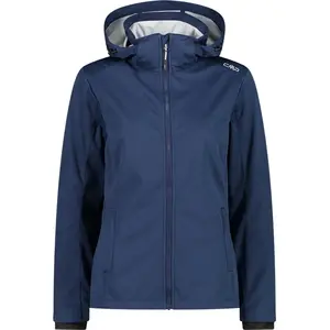 Comparateur de prix : CMP Softshell Long Fit Jacket, Woman, Blue-Glace, 44