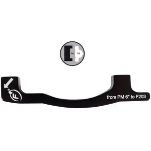 Adaptateur Post-Mount 160mm Formula vers Post-Mount 203mm noir
