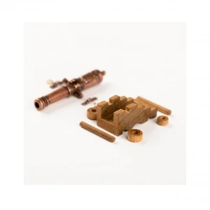 Comparateur de prix : Amati Accessoire maquette bateau : Canons avec chariot bois 40 mm