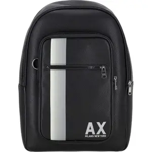 Armani Exchange Grand Sac à Dos zippé Color Block AX, Homme, Noir, Einheitsgröße pas cher