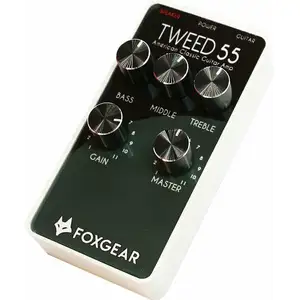 Comparateur de prix : Foxgear Tweed 55 Watt American Clean Classic Amp pédale d'effet