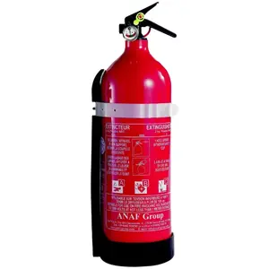 ADNAUTO UM - Extincteur 2kg + mano norme nf EN3 - H32cm D11.5cm - Poudre