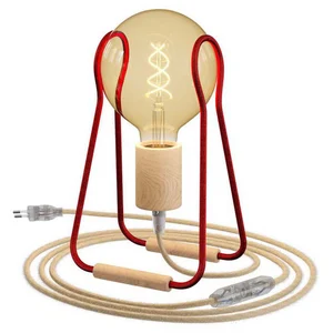 Creative Cables Lampe En Bois Taché Avec AmpouleVendu paramazon