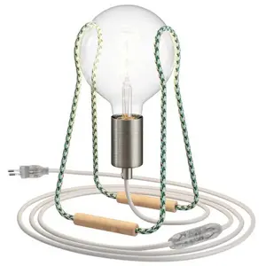 Creative Cables Lampe En Métal Taché Avec Ampoule pas cher