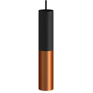 Comparateur de prix : Creative Cables Lampe Suspendue Textil Doble Tub-e14