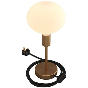 Creative Cables Alzaluce 15 Cm Table Lamp Marron EU Plug pas cher