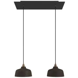Creative Cables Lampe Suspendue 2 Chutes Rose-one Xxl CoppaVendu paramazon