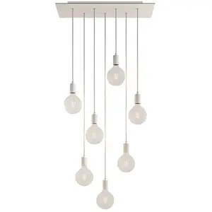 Creative Cables Lampe Suspendue Rose-one Xxl 7 Falls With Light BulbVendu paramazon