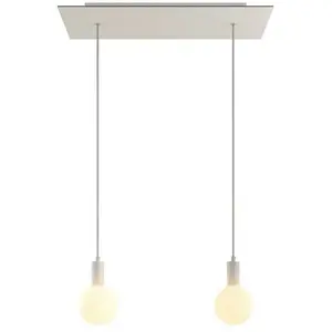 Creative Cables Lampe Suspendue Rose-one Xxl 2 Falls With Light BulbVendu paramazon