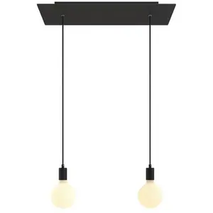 Creative Cables Lampe Suspendue Rose-one Xxl 2 Falls With Light BulbVendu paramazon