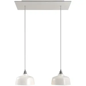 Creative Cables Lampe Suspendue Rectangular Rose-one Xxl Coppa 2 Falls With BulbsVendu paramazon