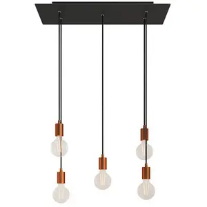Creative Cables Lampe Suspendue Rose-one Xxl 5 FallsVendu paramazon