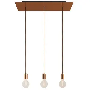 Creative Cables Lampe Suspendue Rose-one Xxl 3 Falls With Light BulbVendu paramazon