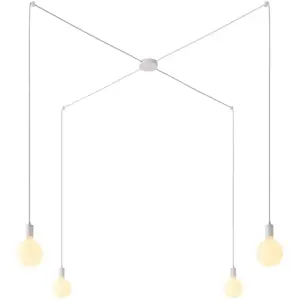 Creative Cables Lampe Suspendue Spider 4 Falls With Light BulbVendu paramazon