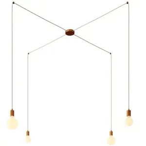 Creative Cables Lampe Suspendue Spider 4 Falls pas cher