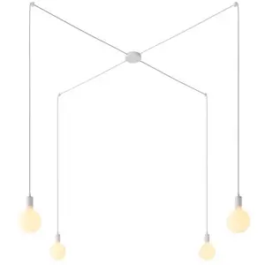 Creative Cables Lampe Suspendue Spider 4 Falls