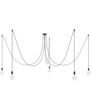 Comparateur de prix : Creative Cables Lampe Suspendue Spider 5 Falls