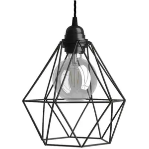 Creative Cables Lampe Suspendue Textile Diamond 1 M