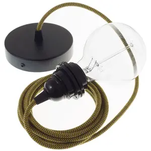 Creative Cables Lampe Suspendue Pendel Pour Abat-jour Rz27 Zigzag 50 Cm pas cher