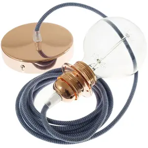 Creative Cables Lampe Suspendue Pendel Pour Abat-jour Rz25 Zigzag 50 Cm pas cher