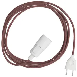 Creative Cables Suspension Snake Zig-zag Avec Cordon En Toile. Effet Zig-zag Et Prise à 2 Broches 3 MVendu paramazon