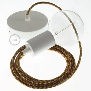 Creative Cables Lampe Suspendue Pendel Rz23 Zigzag 2 M pas cher
