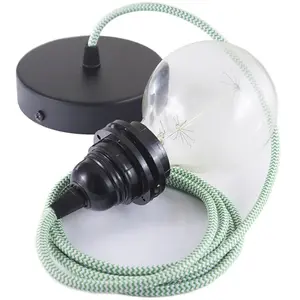 Creative Cables Lampe Suspendue Pendel Pour Abat-jour Rz06 Zigzag 1 M pas cher