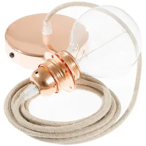 Creative Cables Lampe Suspendue Pendel Pour Abat-jour Rd61 Lozenge Diy 50 Cm pas cher