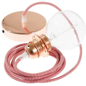 Creative Cables Lampe Suspendue Pendel Pour Abat-jour Rz09 Zigzag Diy 2 M pas cher