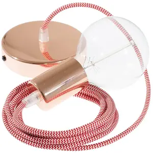 Creative Cables Lampe Suspendue Pendel Rz09 Zigzag 2 M Diy pas cher