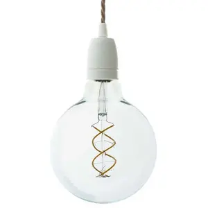 Creative Cables Lampe Suspendue Avec Ampoule Braided Textile Tc43 1.2 M