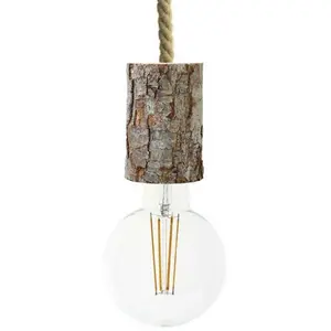 Comparateur de prix : Creative Cables Lampe Suspendue Nautical Cable Xl Tree Bark 1.2 M