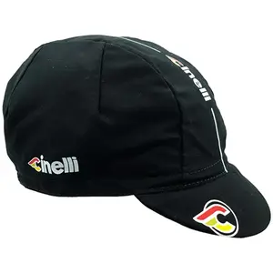Cinelli Supercorsa Casquette en Coton Noir Noir Taille Unique pas cher