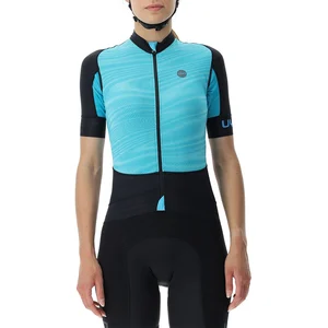 Unleash Your Nature Maillot UYN Allroad manche courte bleu noir femme - SVendu parbikeinn