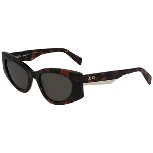 Lunettes de soleil Liu Jo LJ792S Lunettes de soleil, Havana/Gris, 52 mm pas cher