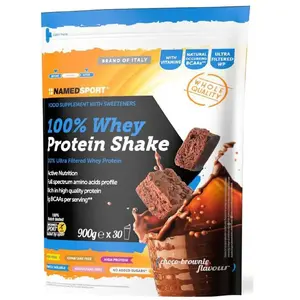 Comparateur de prix : Milk-Shake NamedSport 100% Whey Protein 900 g goût brownie au chocolat