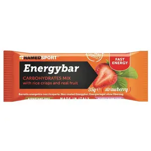 Barres énergétiques NamedSport Energybar 35g goût fraise yaourt (12 unités)