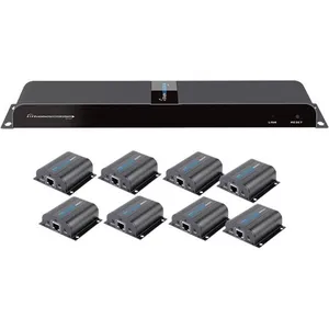 Comparateur de prix : Techly extender splitter hdmi 1 x 8 avec ir sur câble cat. 6 jusquà 50 m
