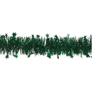 DMORA Décoration de Noël Dyoun, Ornement de Noël, Ornement de fête, Décoration festive, Made in Italy, 1000x8 h8 cm, Vert pas cher