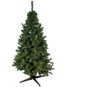DMORA Sapin de Noël 150 cm Tinsel, Pin artificiel, Arbre à effet réel, Sapin de Noël, Made in Italy, 100x100 h150 cm, Vert pas cher