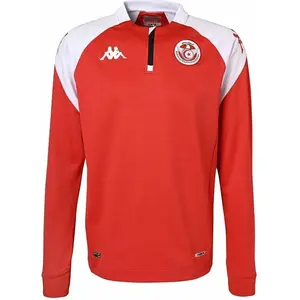Kappa Sweatshirt Ablas Tunisie 23/24 rouge XL pas cher