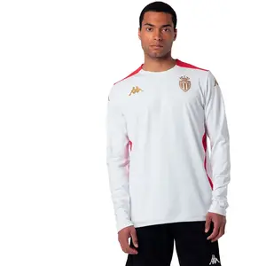 Comparateur de prix : Kappa Sweatshirt Aldren Pro 8 AS Monaco 24/25 blanc 3XL
