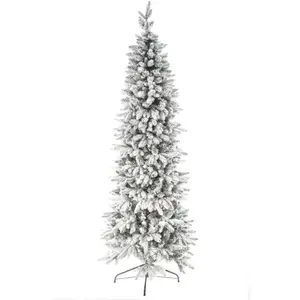 MondoViro Sapin de Noël mince et enneigé, 180 cm de haut pas cher