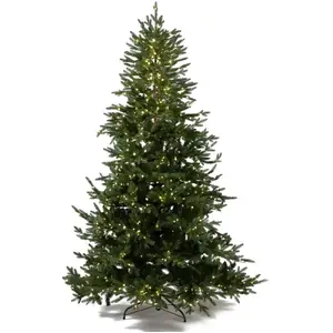 MondoViro Sapin de Noël artificiel vert à LED, 210 cm de haut pas cher