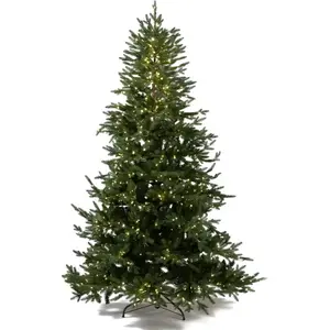 Sapin de Noël artificiel vert avec LED, 180 cm de haut