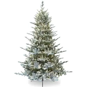 Sapin de Noël enneigé, 210 cm de haut