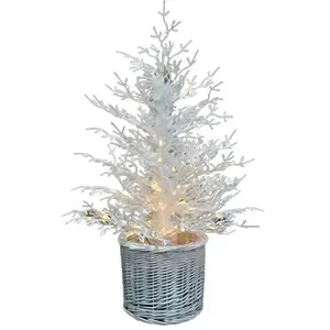MondoViro Sapin de Noël artificiel avec lumières, 90 cm de haut pas cher