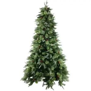 MondoViro Sapin de Noël artificiel vert avec pommes de pin, 150 cm de haut pas cher